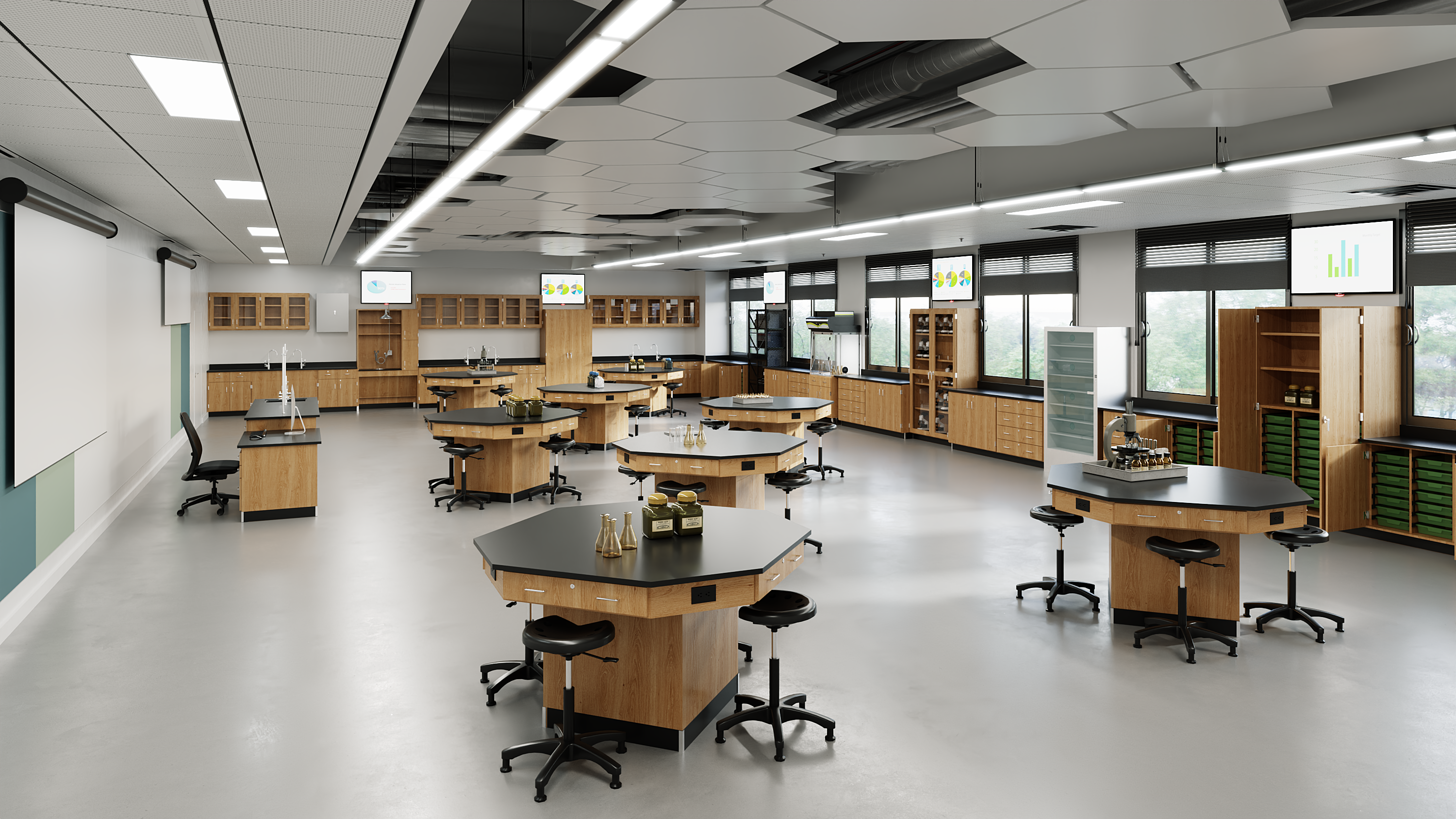 Education 2024-19 Diversified Spaces Chemistry Lab A