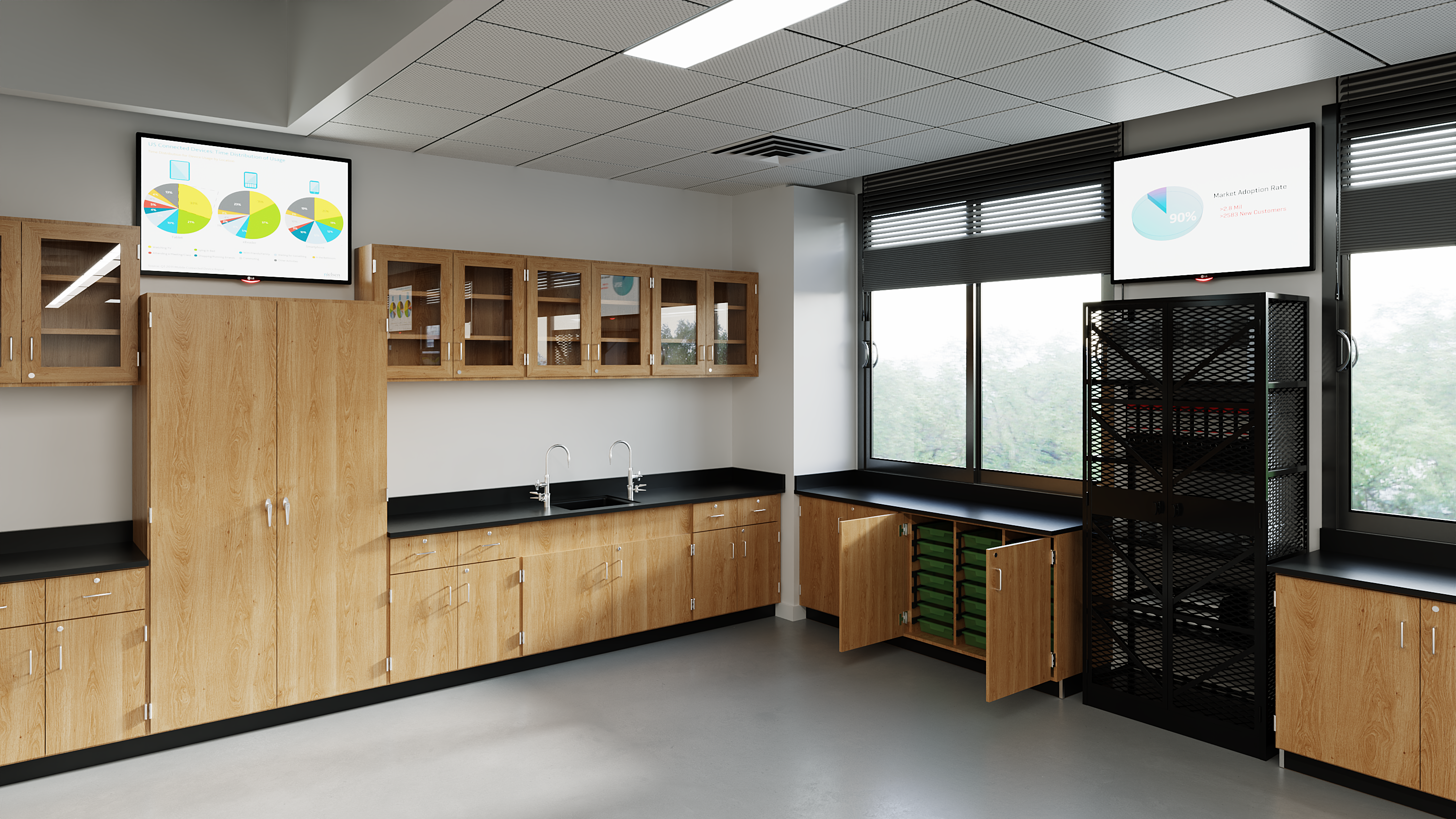 Education 2024-19 Diversified Spaces Chemistry Lab B